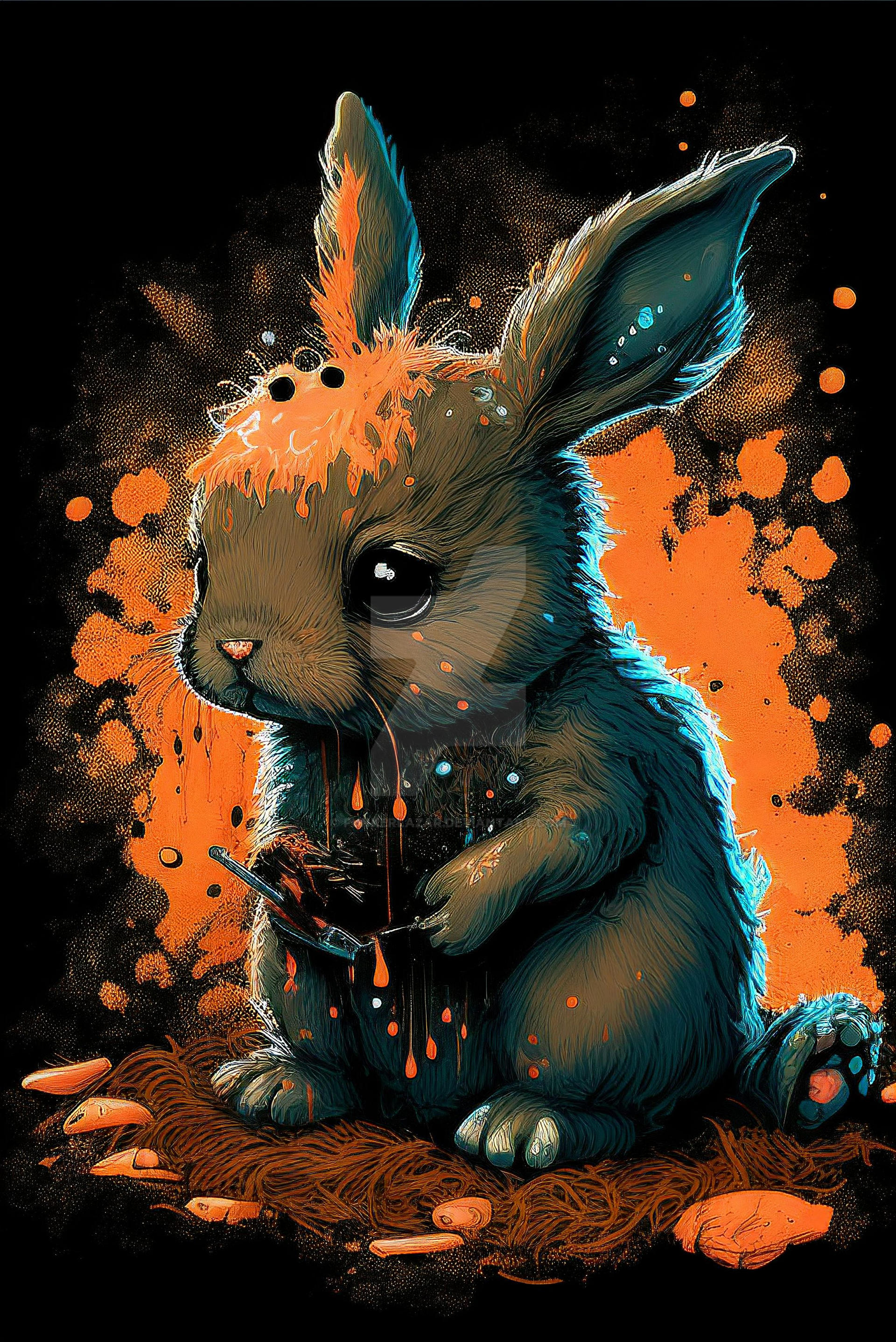 Inkpunk Rabbit (5) by PunkerLazar on DeviantArt