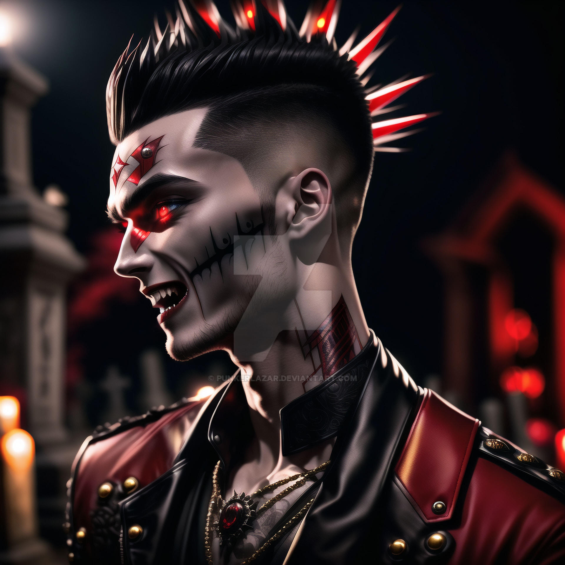 Lord Punk Vampire lord portrait (10) by PunkerLazar on DeviantArt