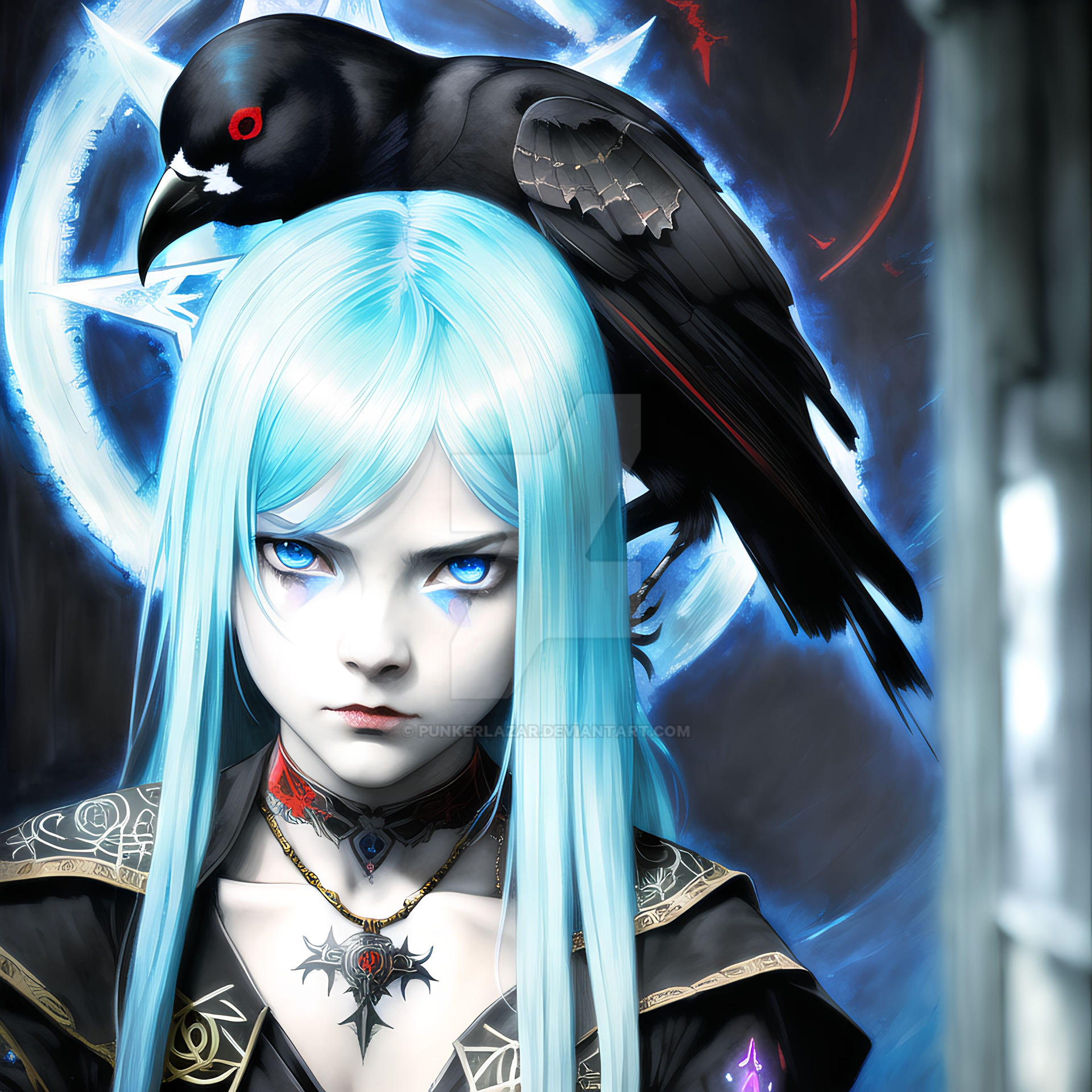 Goth raven master painting (66) by PunkerLazar on DeviantArt