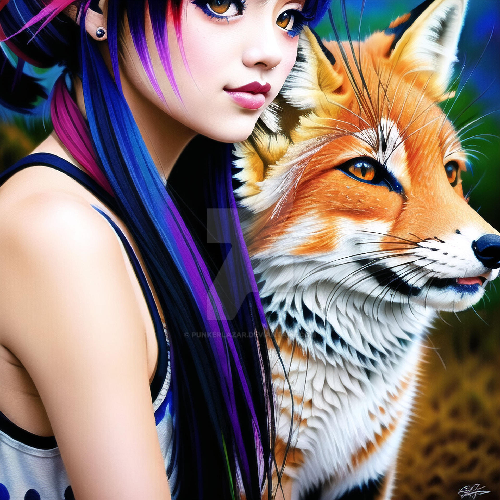 Deviantart Foxa Ink foxy girl (33) by PunkerLazar on DeviantArt