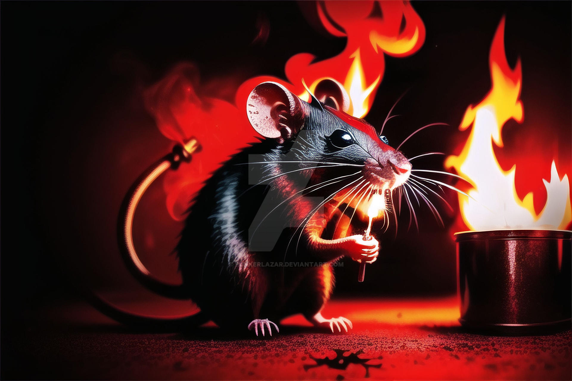 Rune Rats The Red Rune Rat (10) by PunkerLazar on DeviantArt