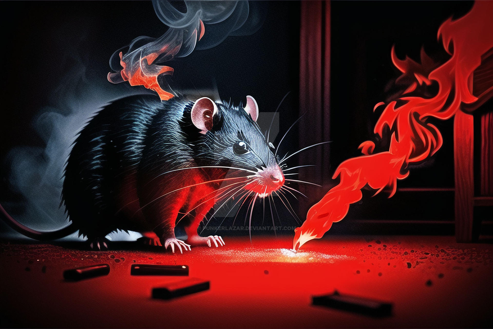 Rune Rats The Red Rune Rat (11) by PunkerLazar on DeviantArt