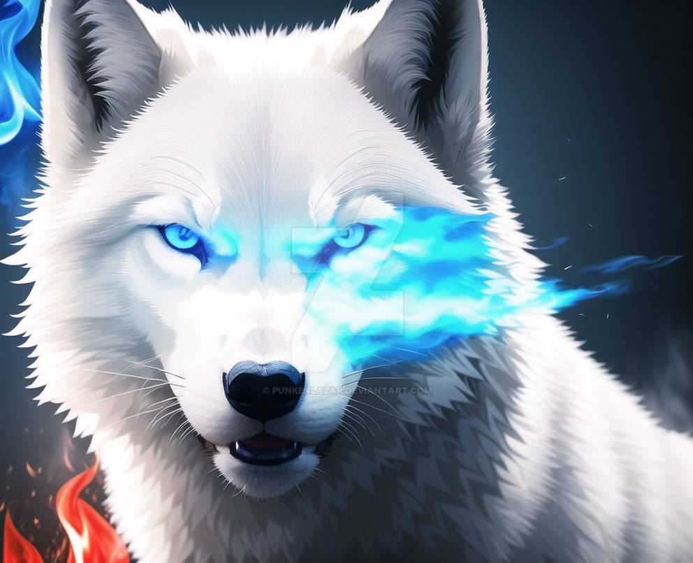 White Wolf Blue Eyes (7) by PunkerLazar on DeviantArt