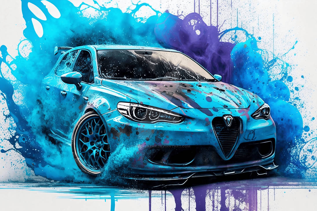 Alfa Romeo Mito Ink Artwork (4) by PunkerLazar on DeviantArt