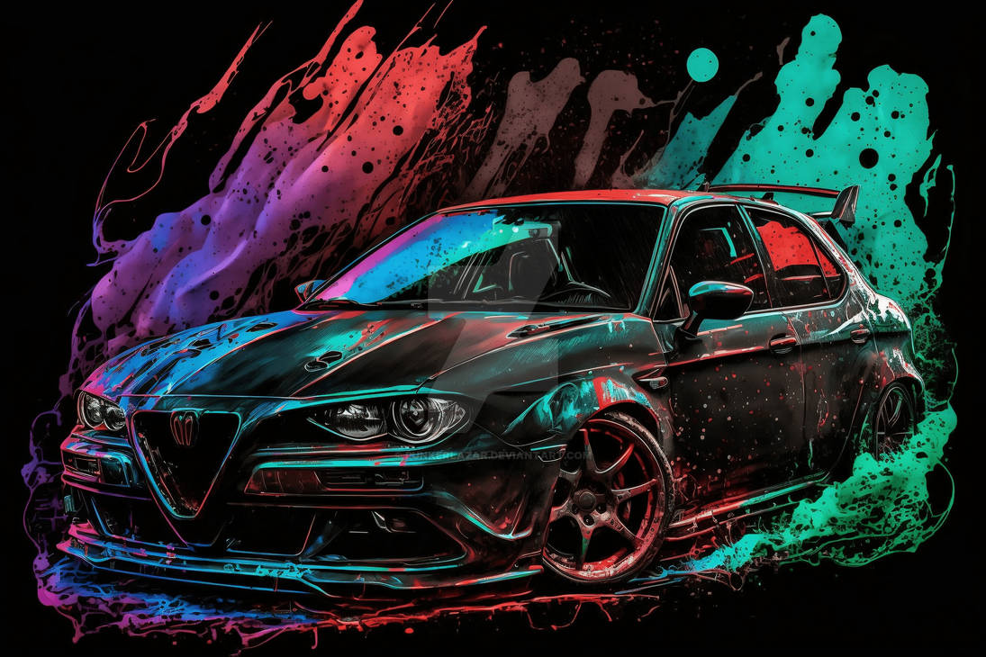 Ink Artwork Alfa Romeo (2) by PunkerLazar on DeviantArt