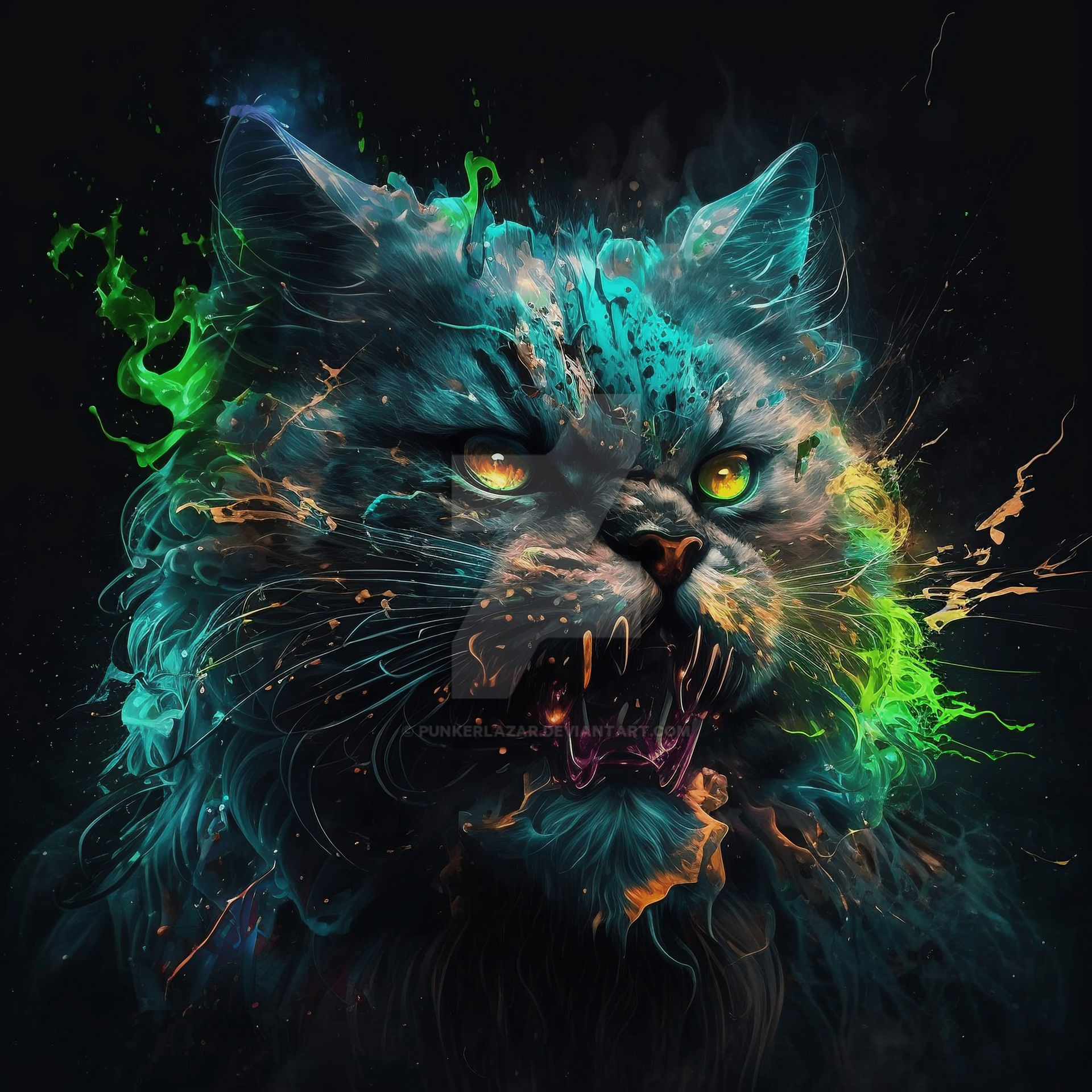Ink Cat Rabbit Ink Cat (2) by PunkerLazar on DeviantArt