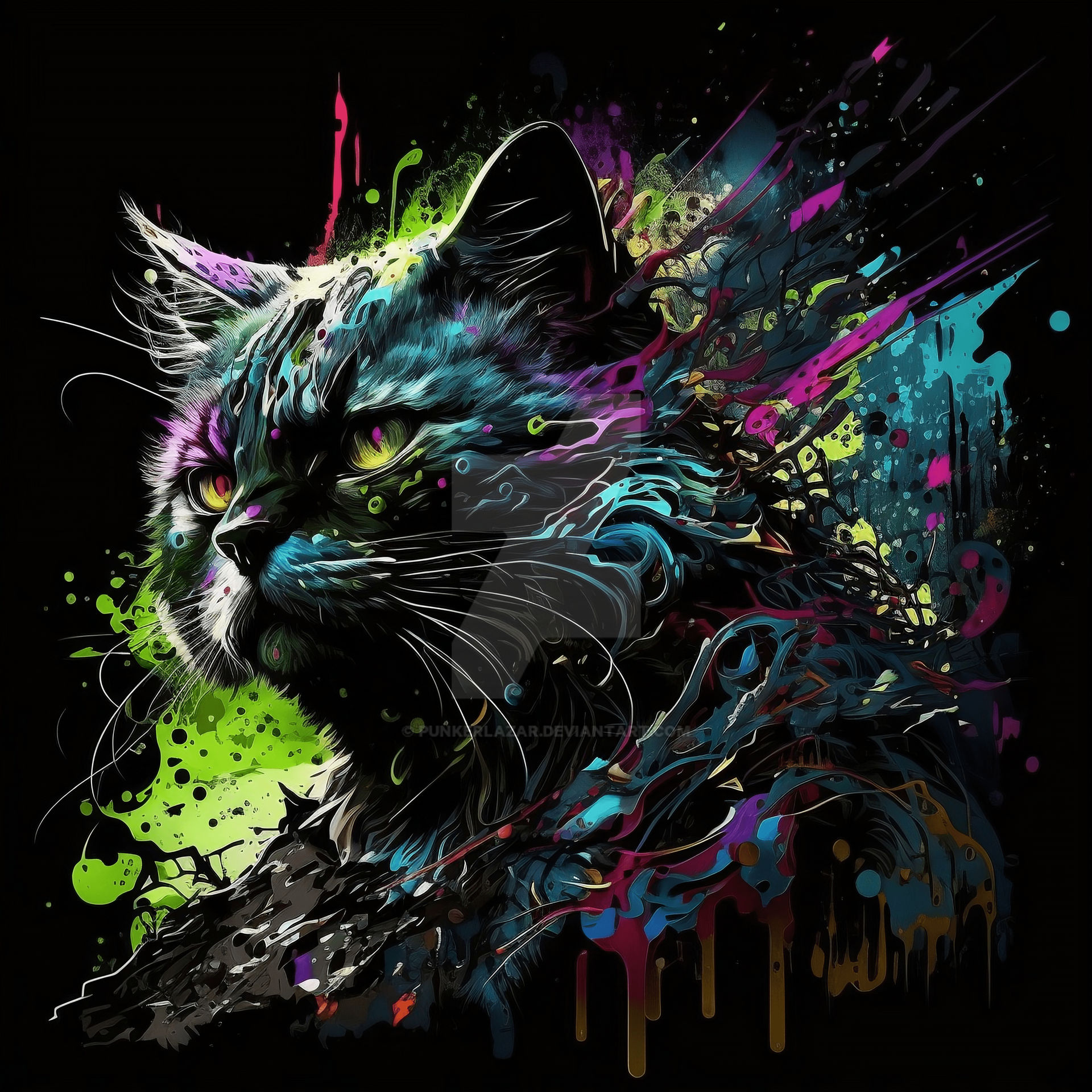 Ink Cat Rabbit Ink Cat (3) by PunkerLazar on DeviantArt