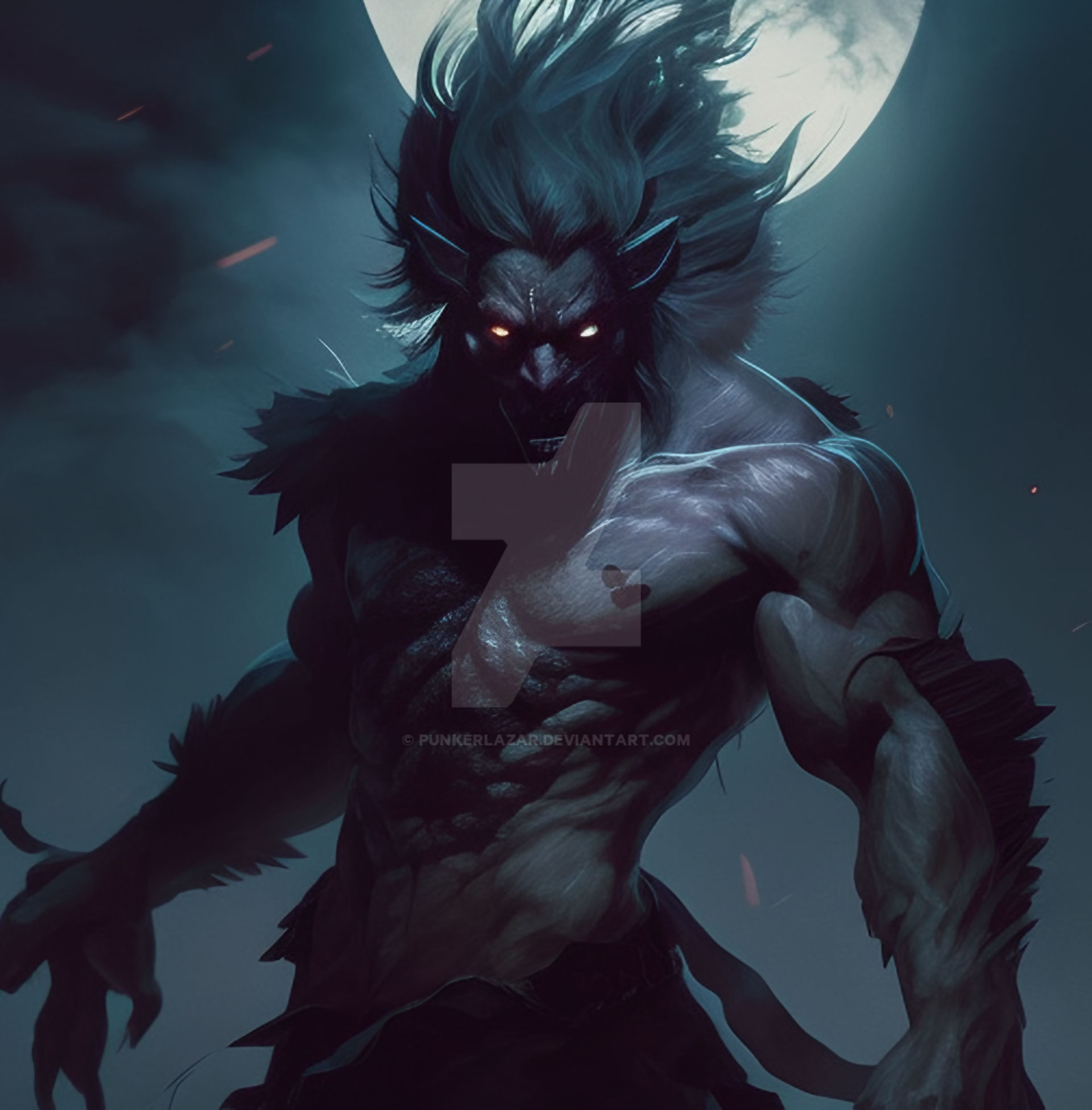Werewolf man by PunkerLazar on DeviantArt
