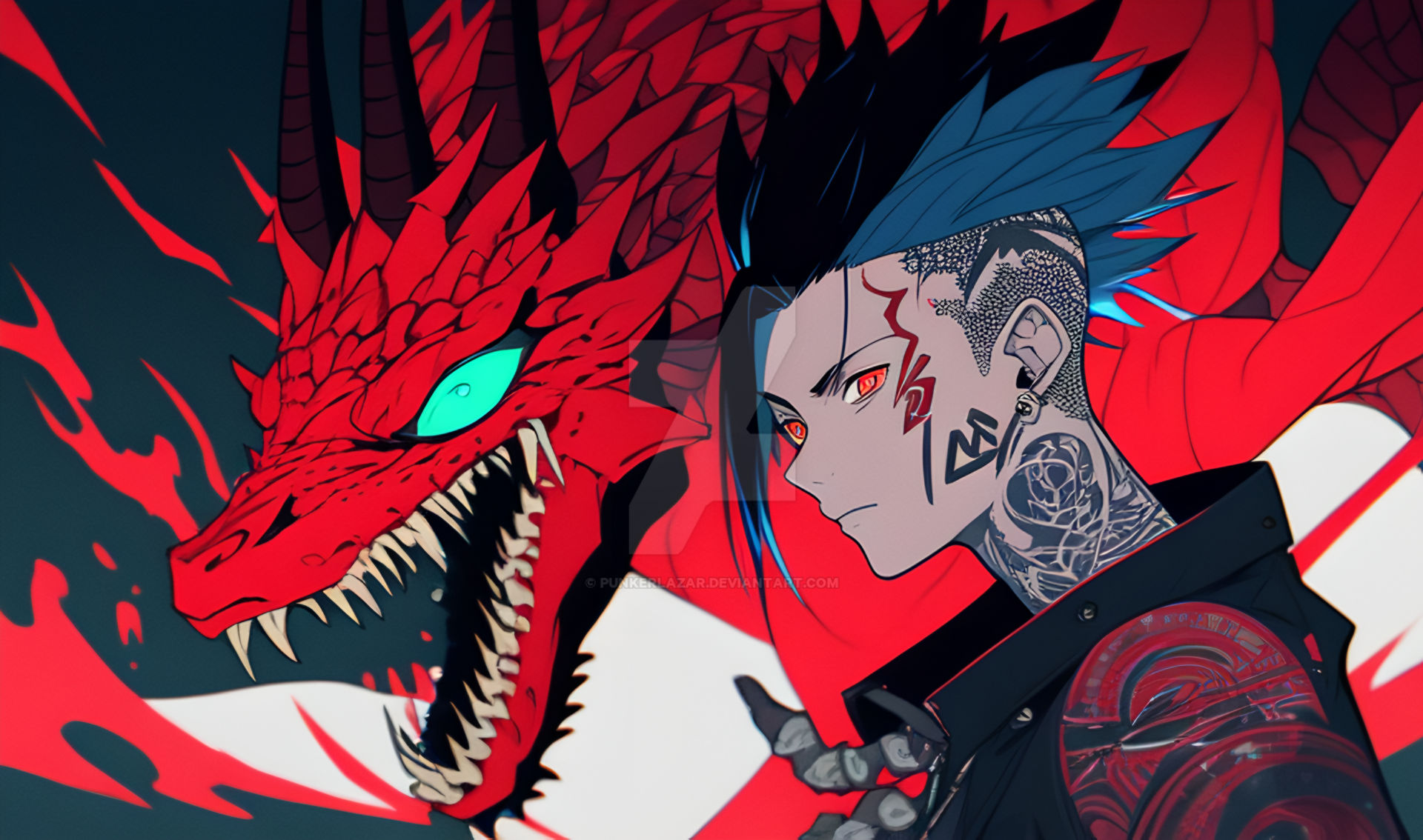 Red dragon master (3) by PunkerLazar on DeviantArt