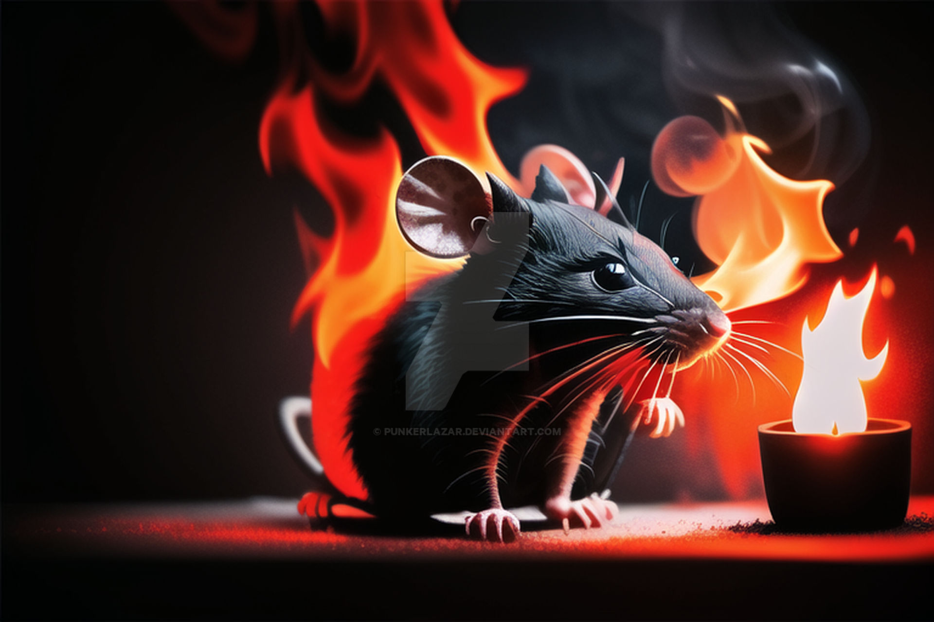Rune Rats Black Rat Of Red Rune (6) by PunkerLazar on DeviantArt