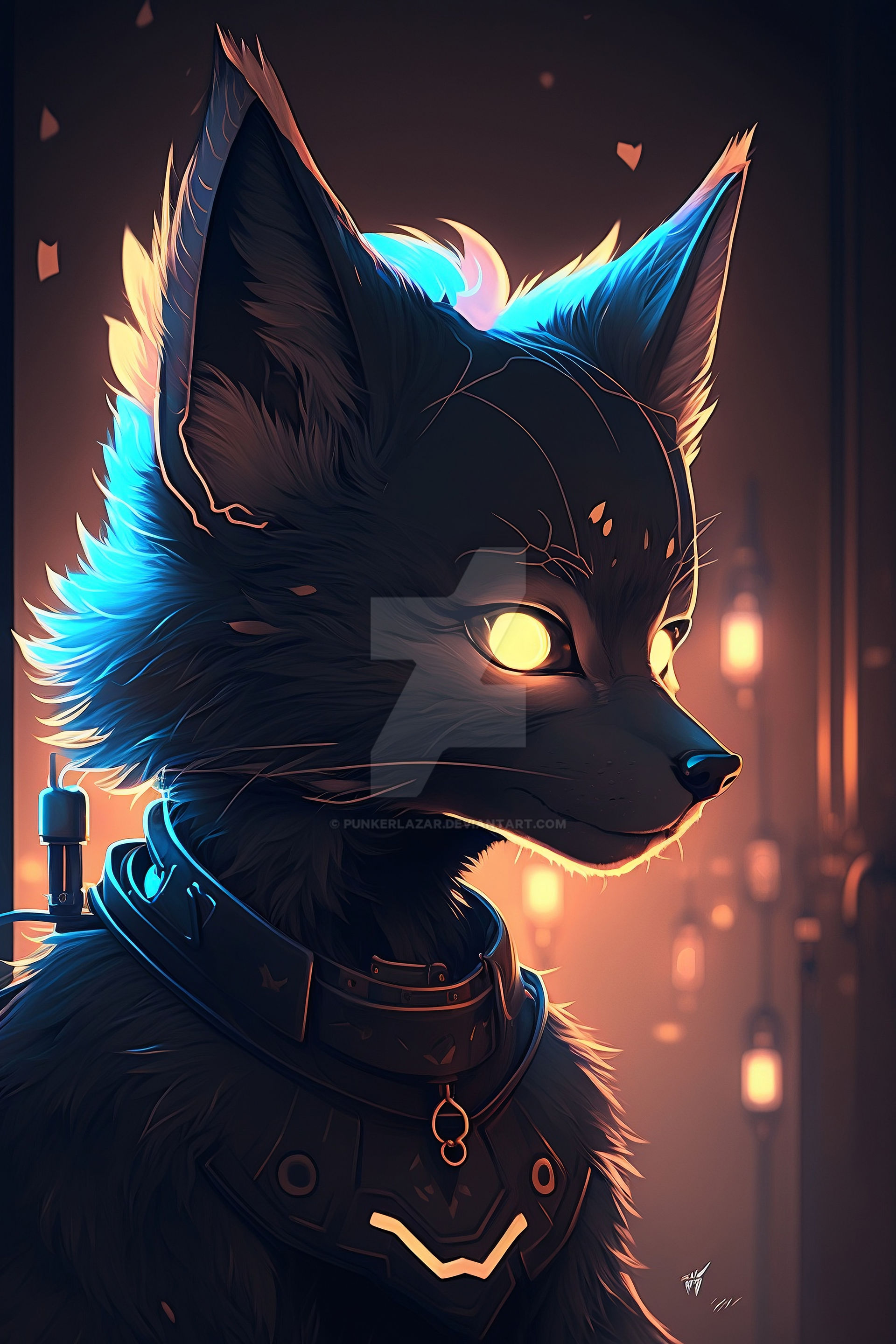 Demon Fox Roses Black Fox Demon (5) by PunkerLazar on DeviantArt