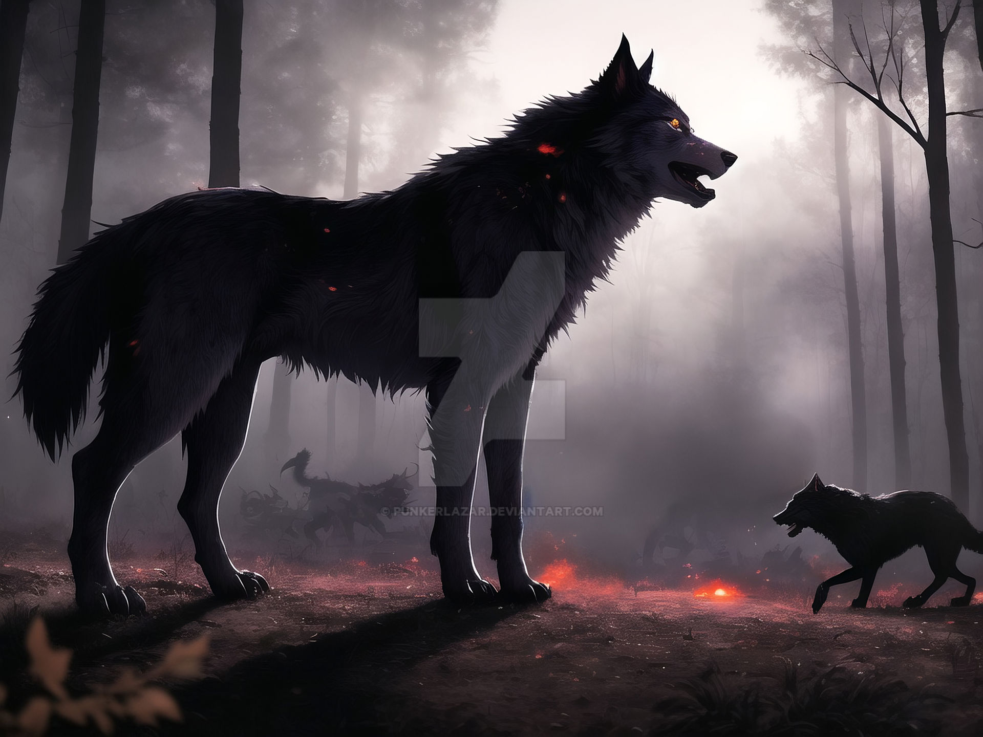 Computer Wolf Deviantart Deviantart Wolf