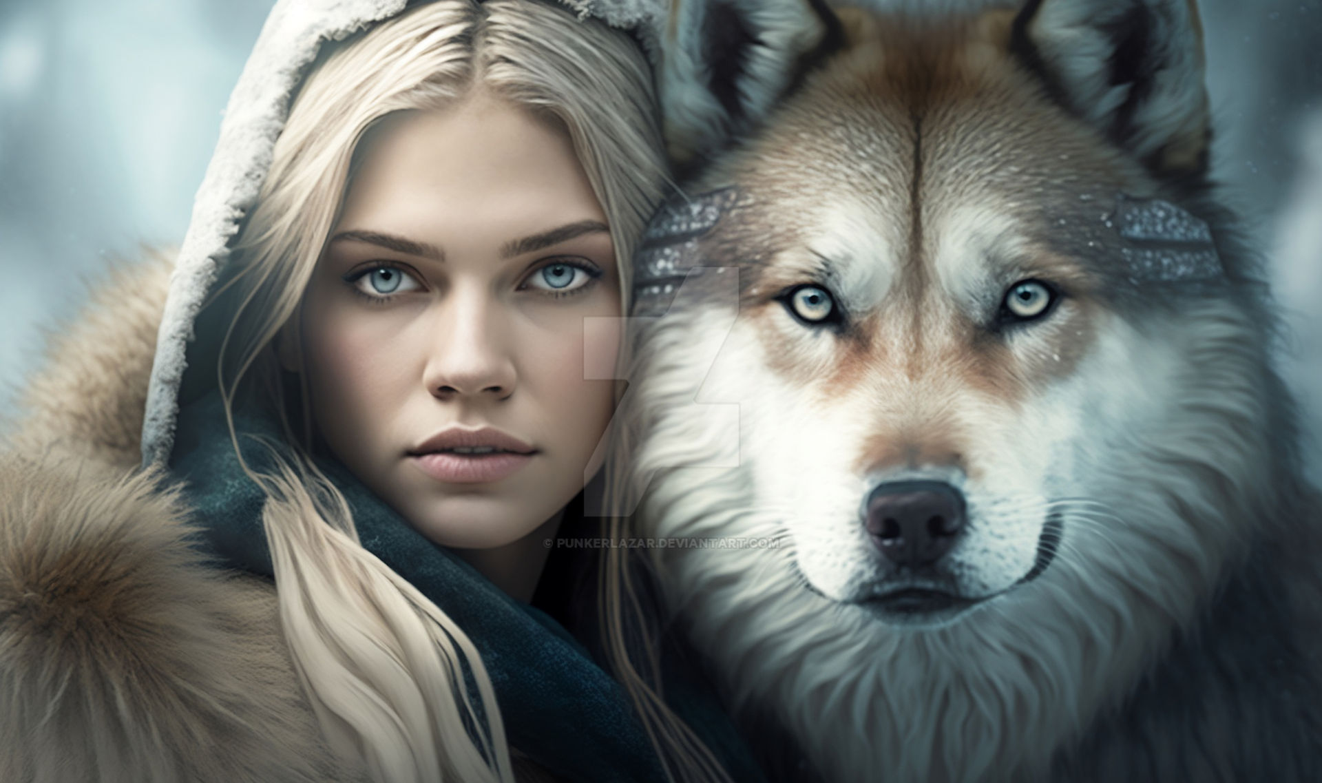 Freya Riding Wolf Freya and wolf (4) by PunkerLazar on DeviantArt