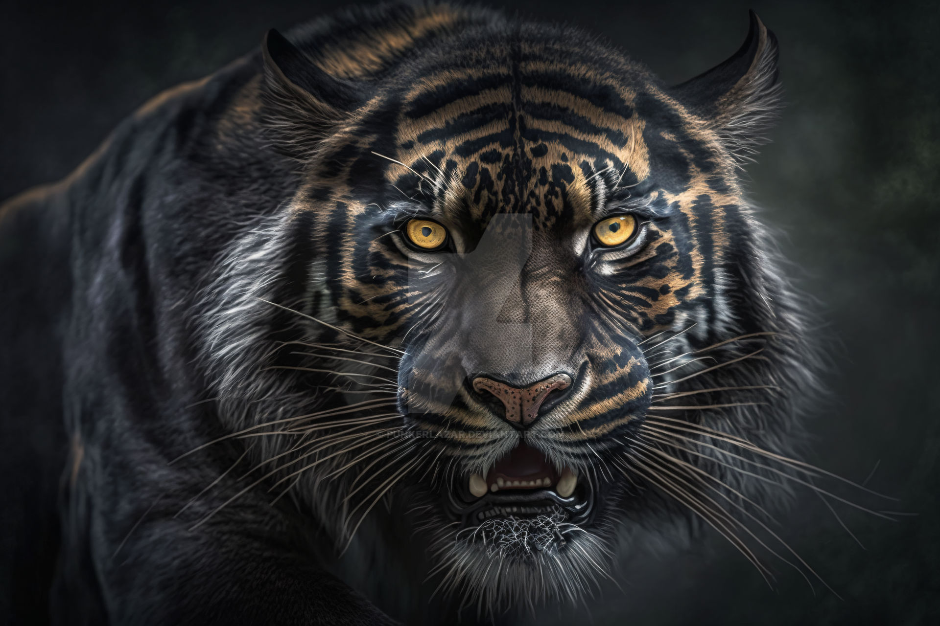 Black Tiger Wallpaper (1) by PunkerLazar on DeviantArt