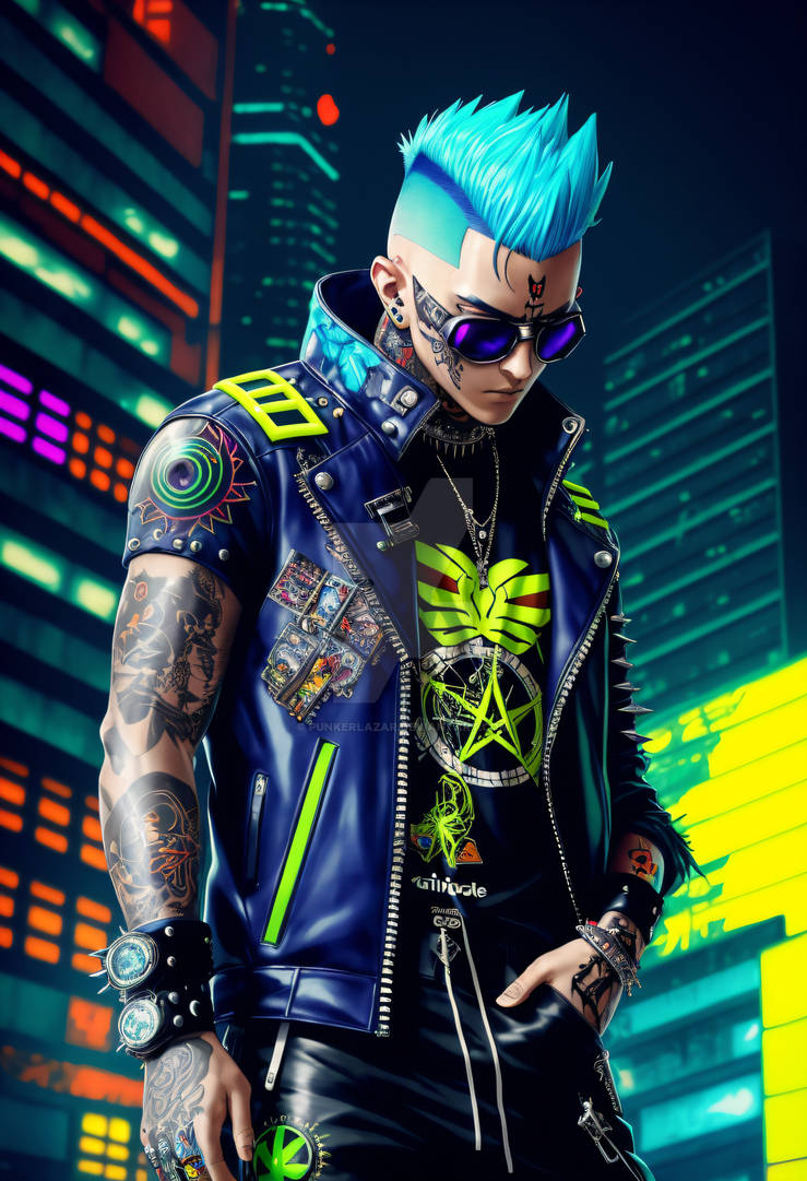 Cyberpunk boy by PunkerLazar on DeviantArt