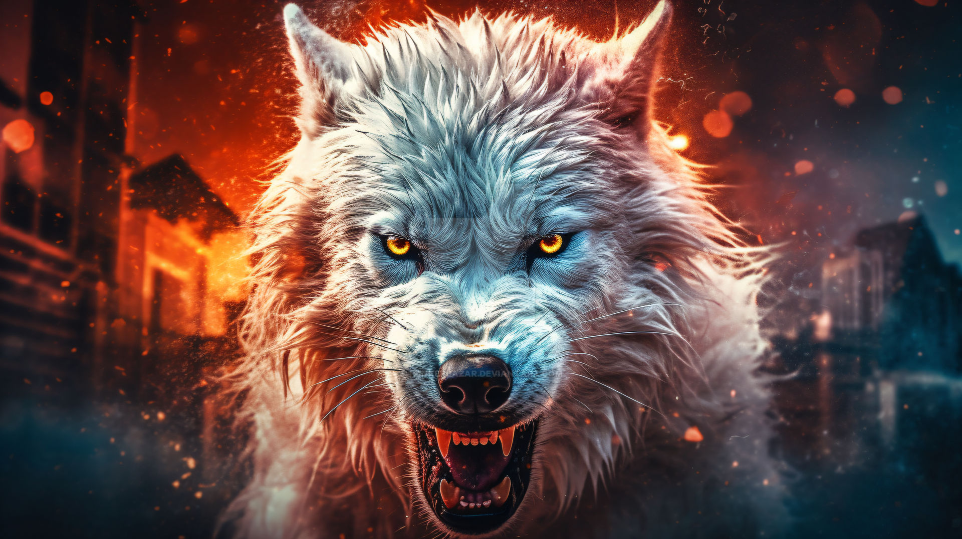 White wolf HD wallpaper (3) by PunkerLazar on DeviantArt