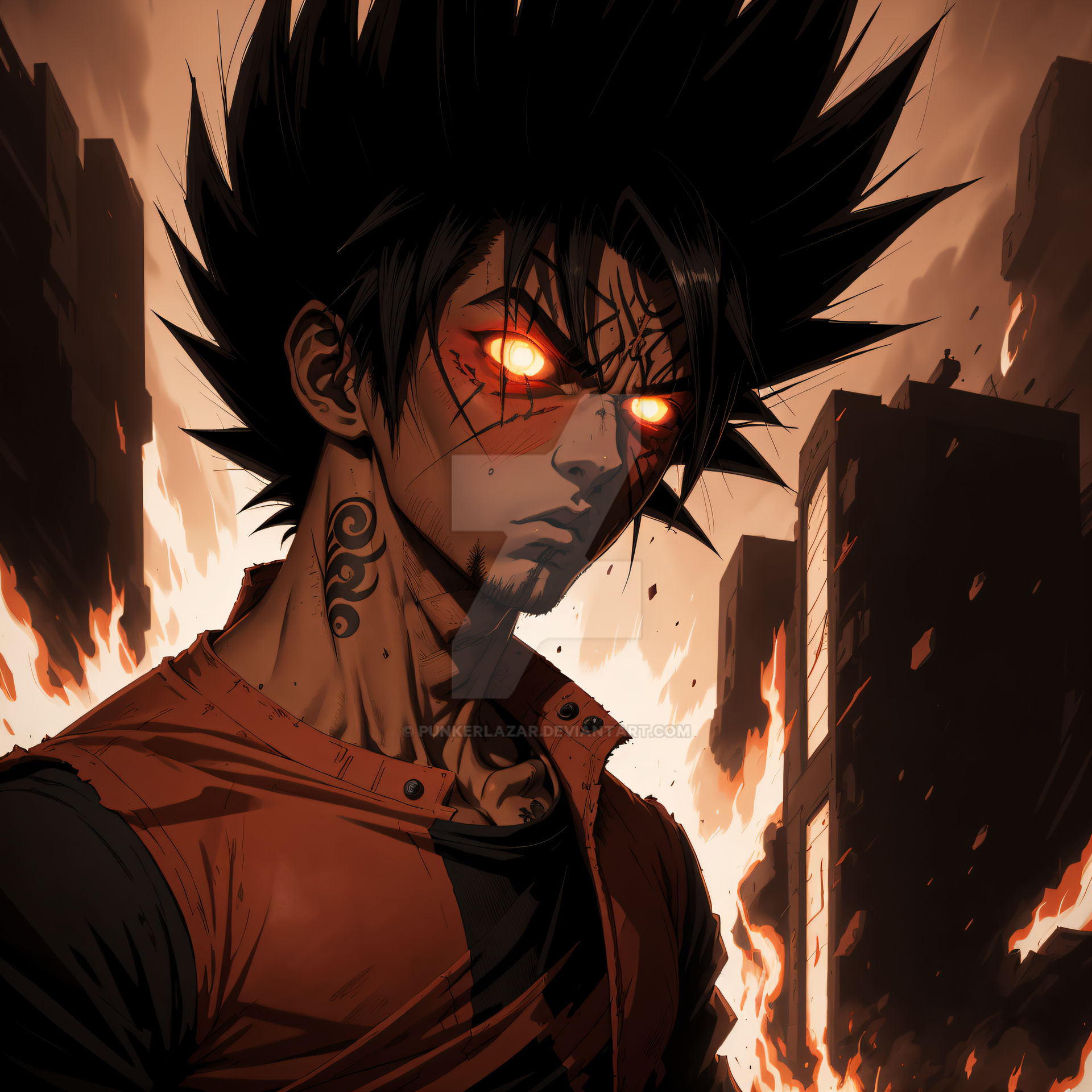 Ss3 Rage Saiyan rage (3) by PunkerLazar on DeviantArt
