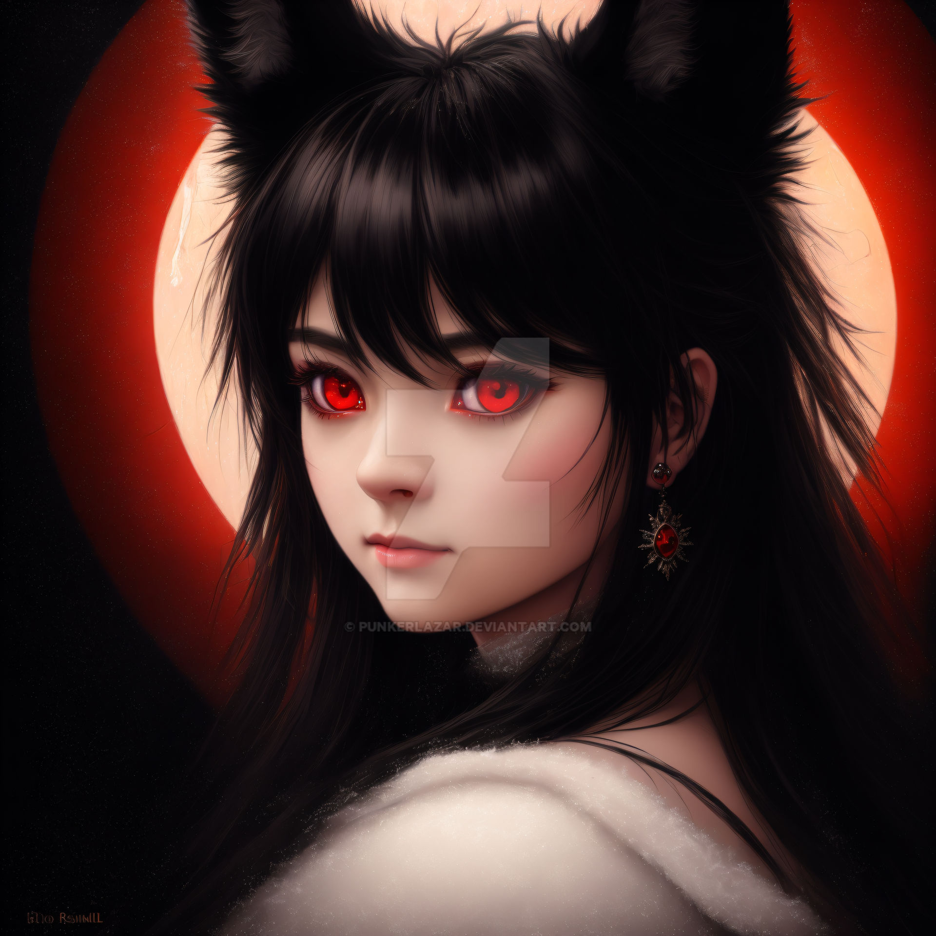Black fox princess (2) by PunkerLazar on DeviantArt