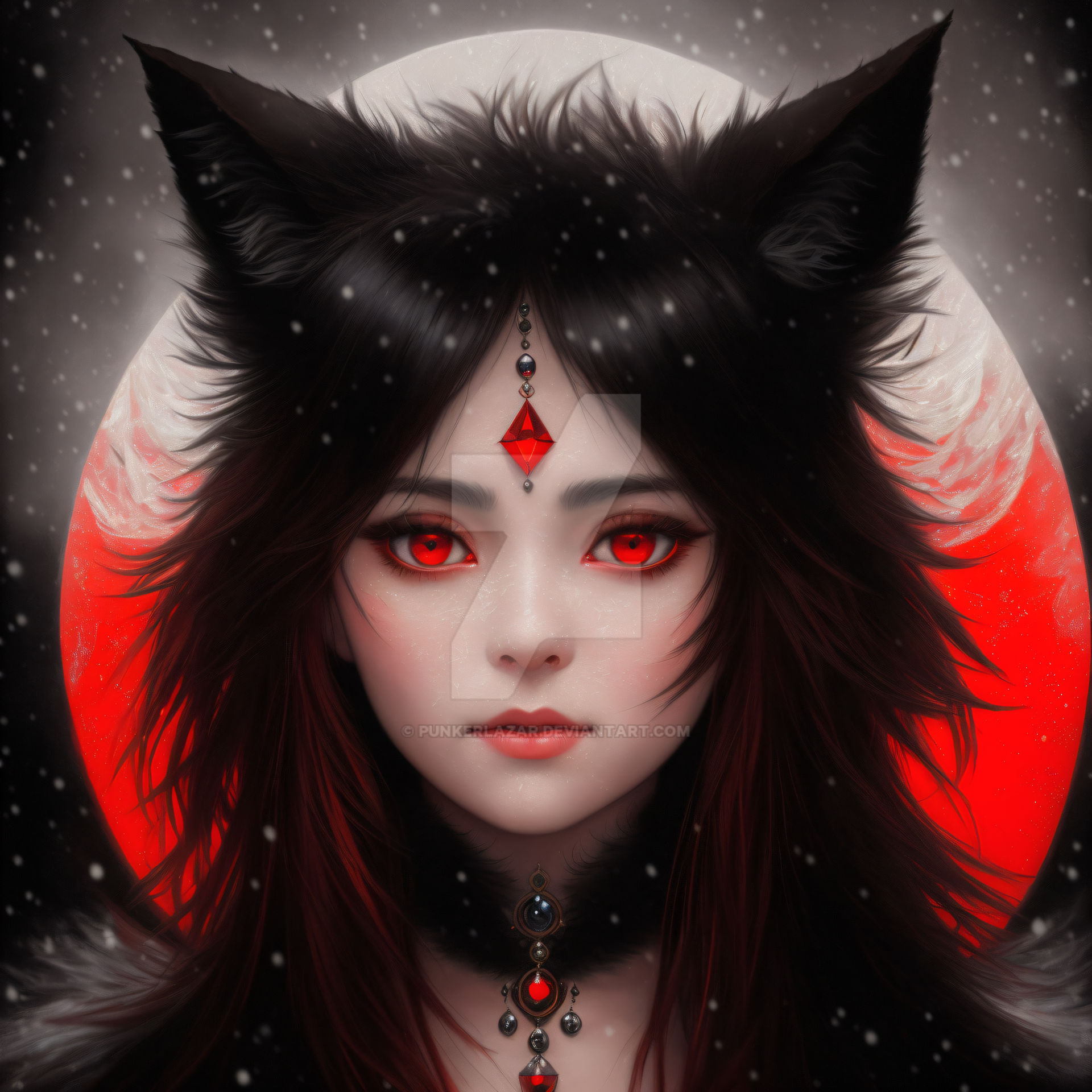 Black fox princess (1) by PunkerLazar on DeviantArt