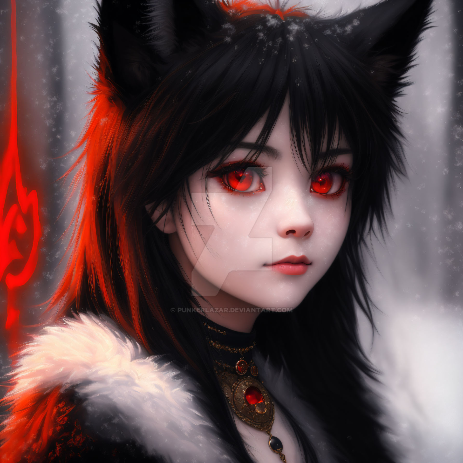 Black fox princess (5) by PunkerLazar on DeviantArt