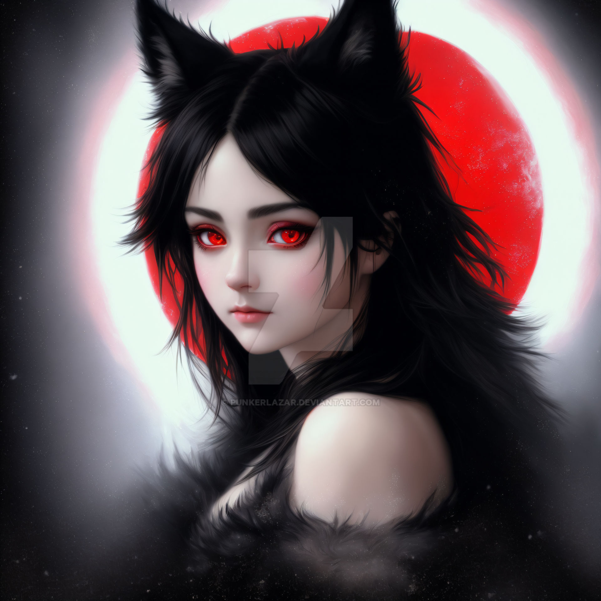 Black fox princess (4) by PunkerLazar on DeviantArt