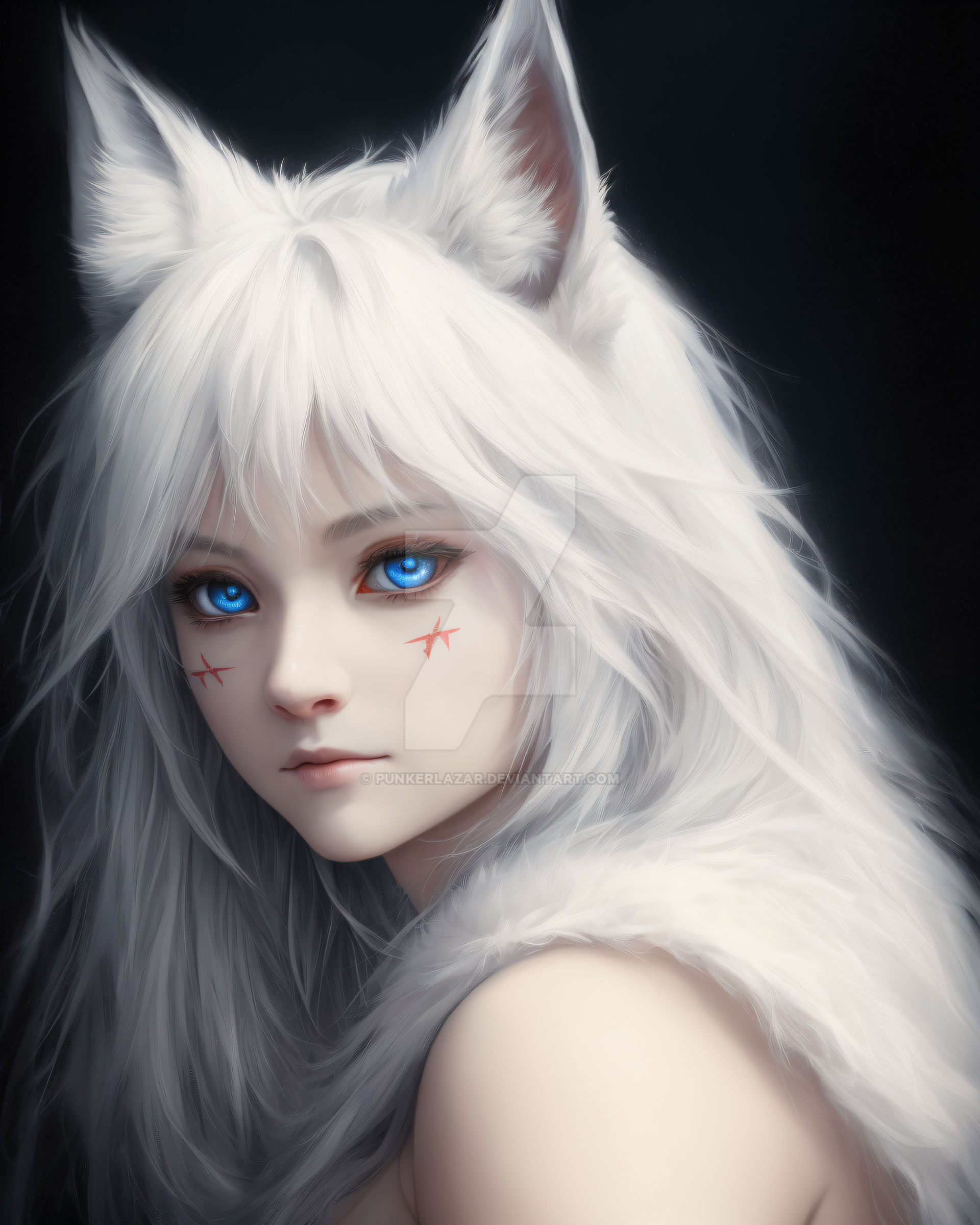 White fox princess (5) by PunkerLazar on DeviantArt