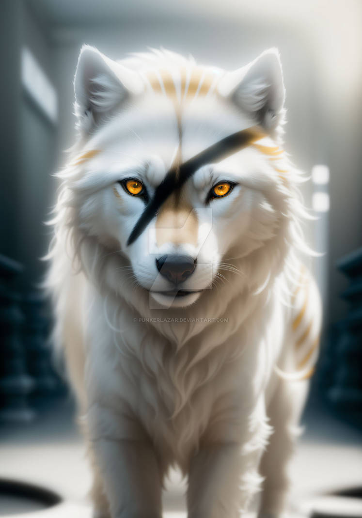 White Wolf commission for rebecca by PunkerLazar on DeviantArt