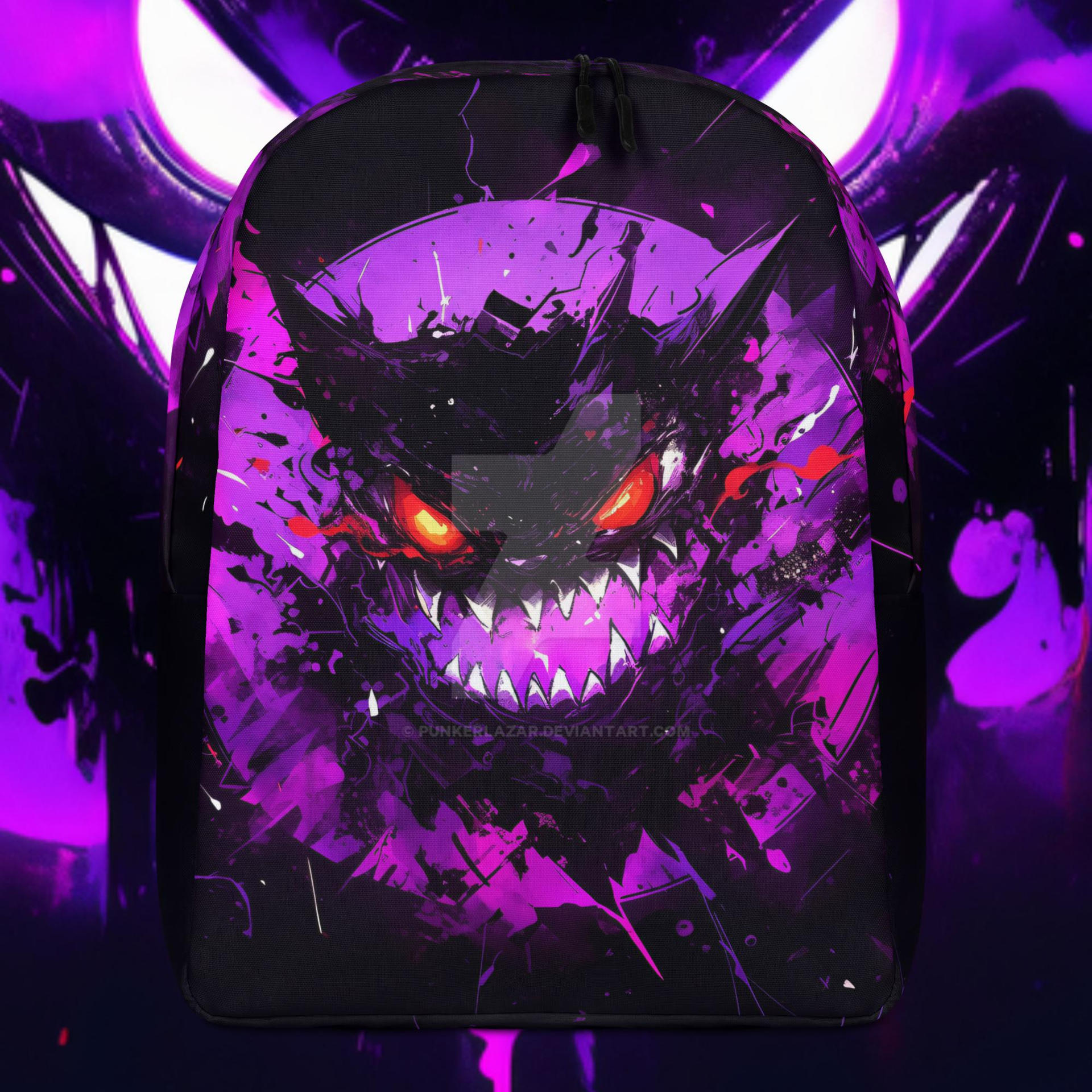 drawstring-bag-Dark Pokemon Gengar by PunkerLazar on DeviantArt