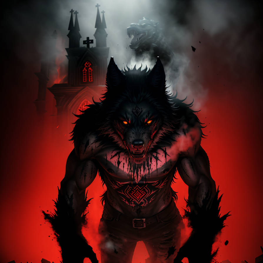Black Wolf of the Red Rune (3) by PunkerLazar on DeviantArt