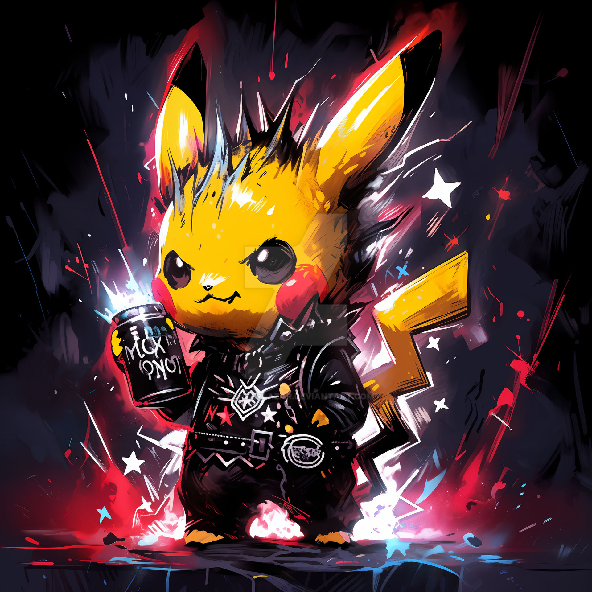 Pika Rebel (8) by PunkerLazar on DeviantArt