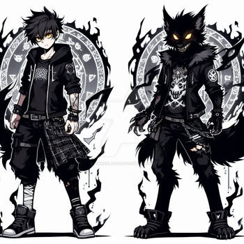 Anime Werewolf Boy (4)