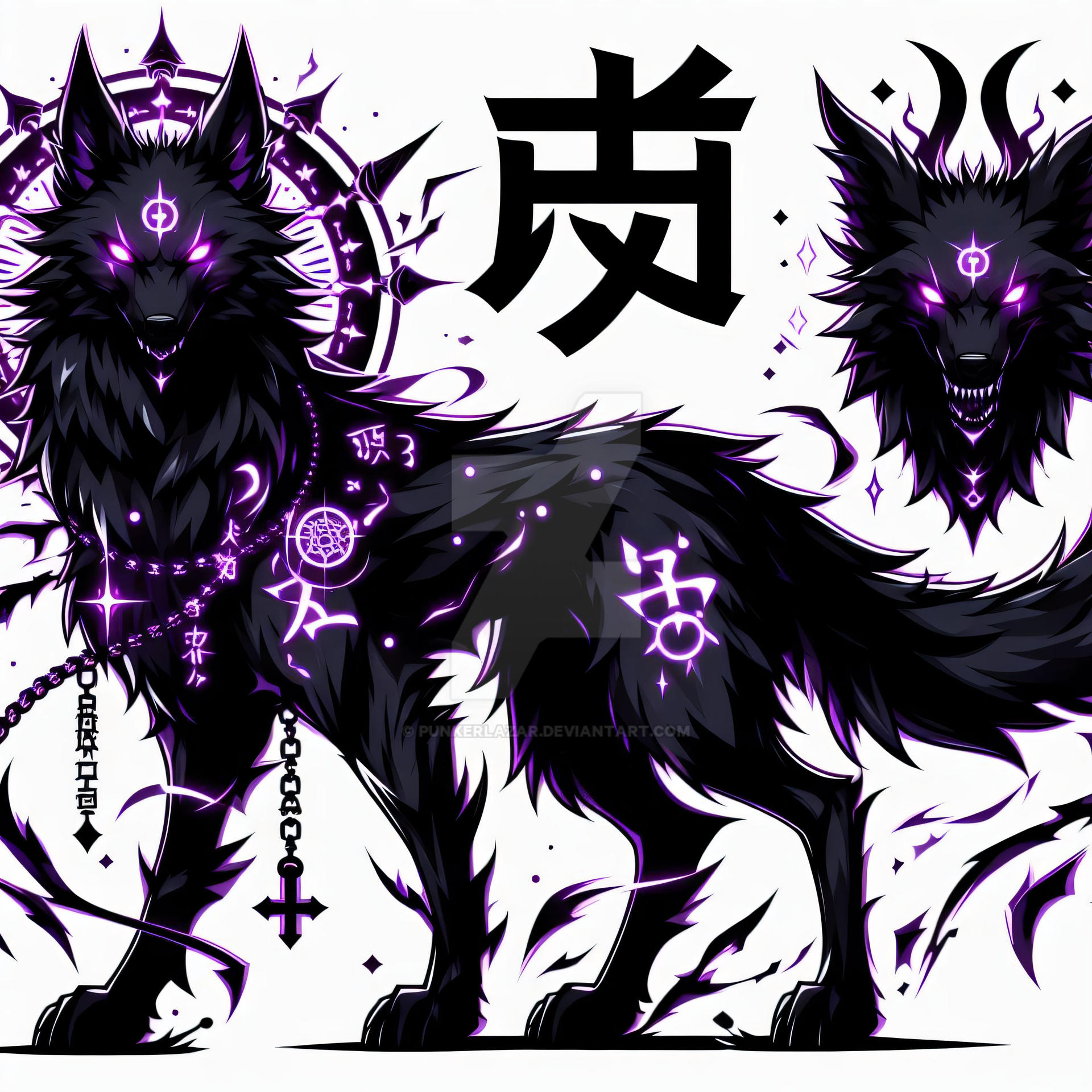 Demon Wolves (4) by PunkerLazar on DeviantArt