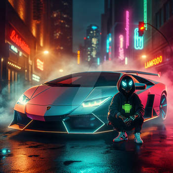 Cyberpunk racer Lambo (8)