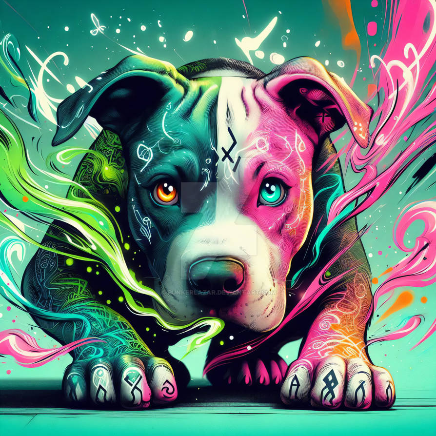 Pitbull Art (9) by PunkerLazar on DeviantArt