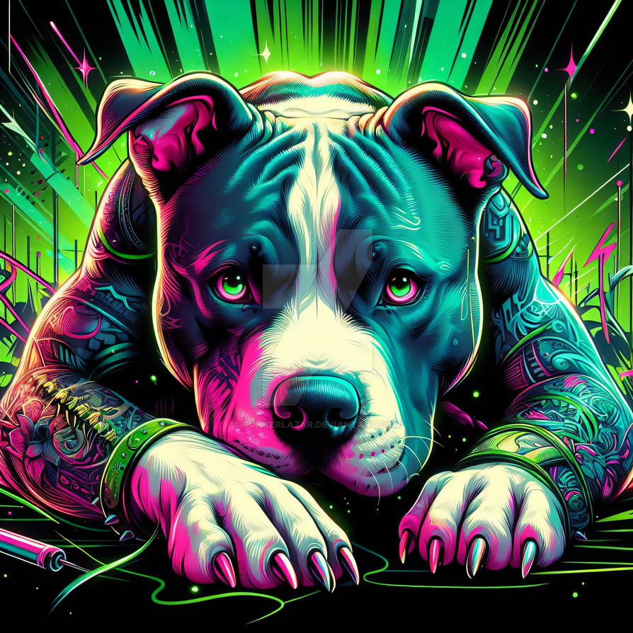 Pitbull Art (8) by PunkerLazar on DeviantArt