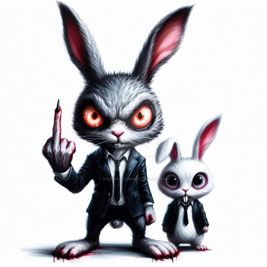 Bad Luck Rabbit Bad Rabbits affairs by PunkerLazar on DeviantArt