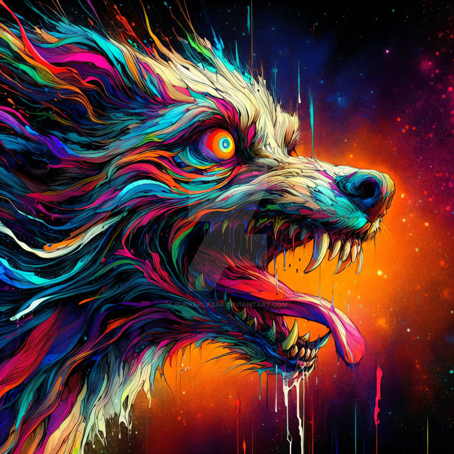 LSD Vision Ink Artwork -Dogs (13) by PunkerLazar on DeviantArt