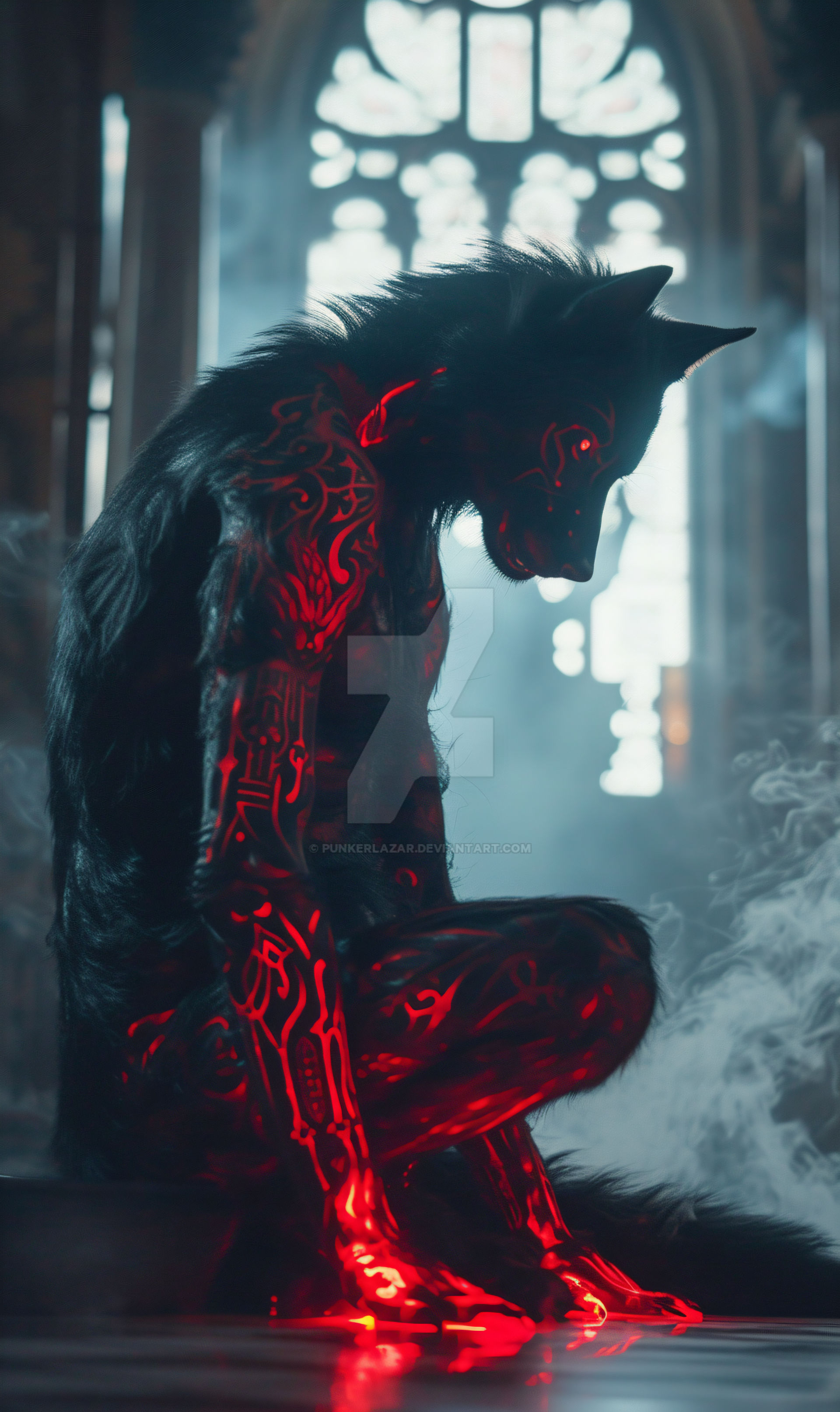 Red Rune werewolf cinematic (3) by PunkerLazar on DeviantArt