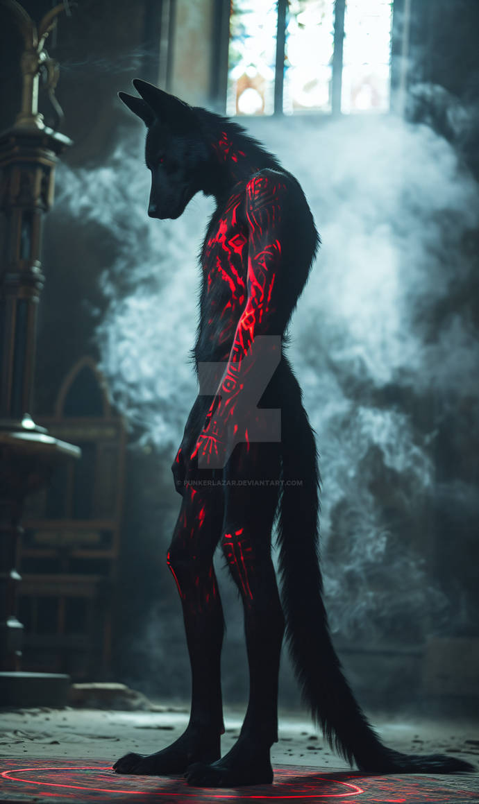 Red Rune werewolf cinematic (2) by PunkerLazar on DeviantArt