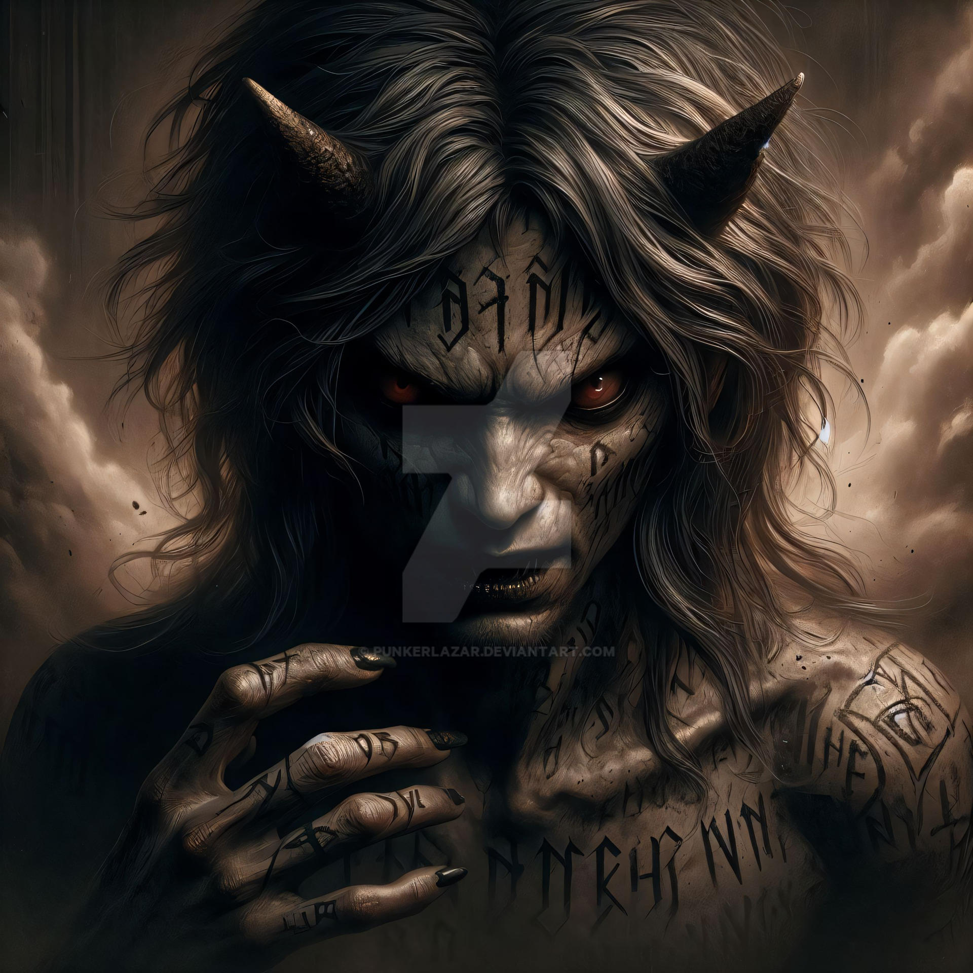 Scrap Demon Deviantart Demon by PunkerLazar on DeviantArt