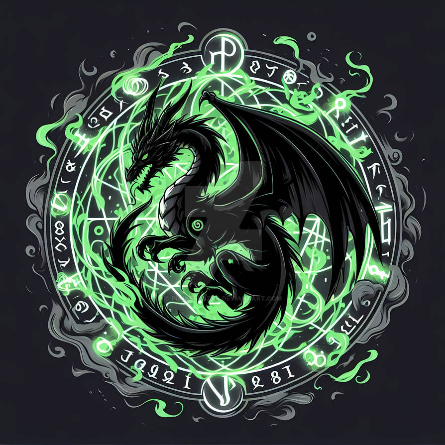 Pattern Dragon Blaack Black Dragon Design (4) by PunkerLazar on DeviantArt