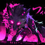 Black Fox Demon Wallpaper Background (2)