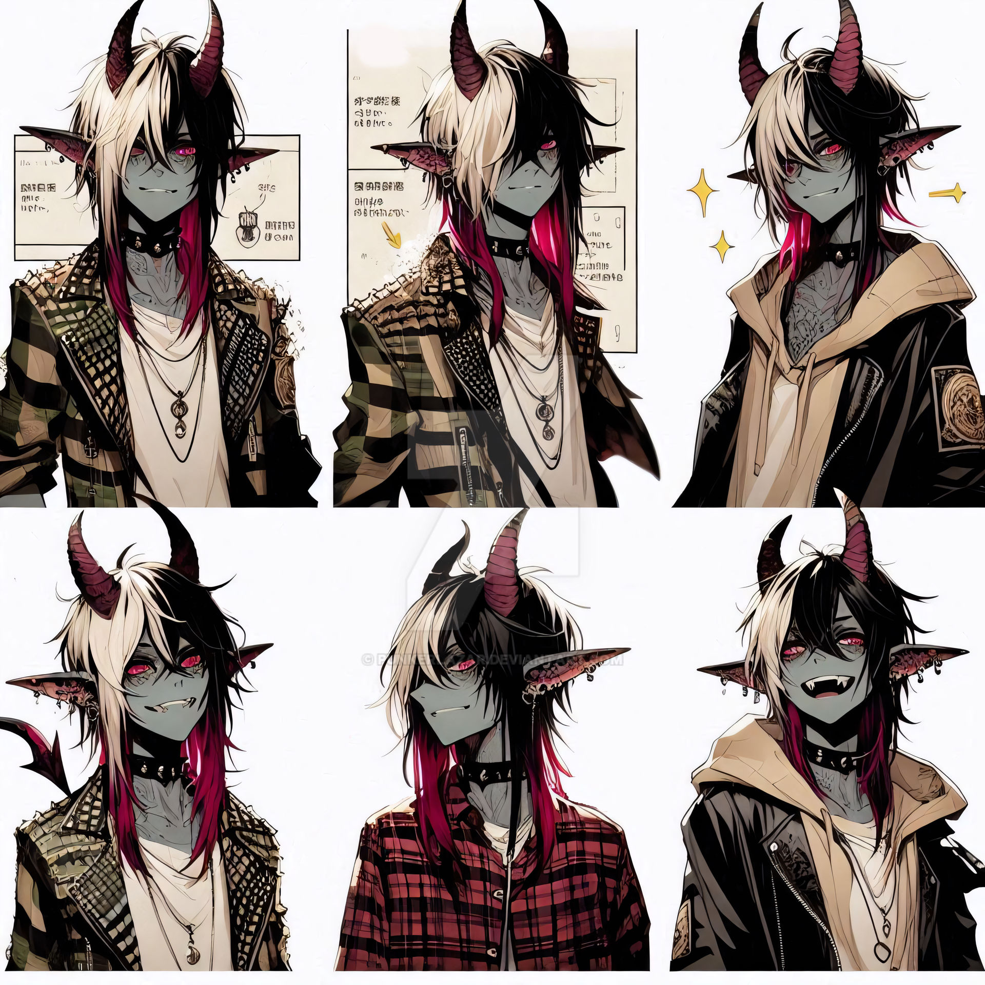 Demon Boy Rohan Adoptable- Demon Boys n (20) by PunkerLazar on DeviantArt