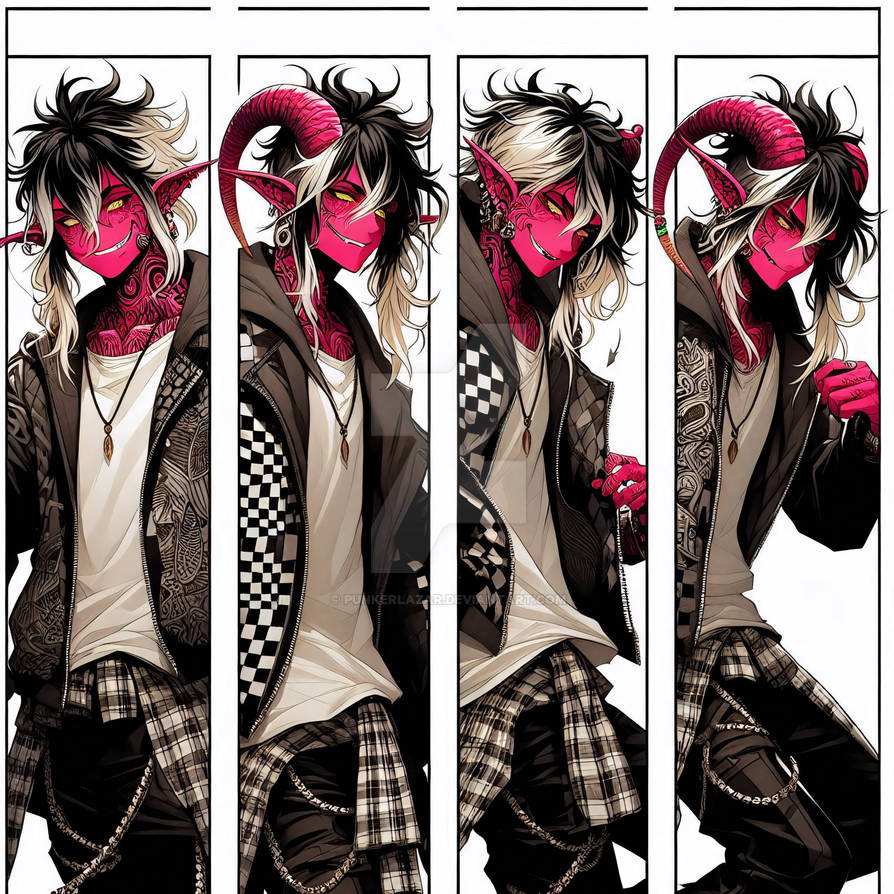 Demon Boy Rohan Adoptable- Demon Boys n (12) by PunkerLazar on DeviantArt