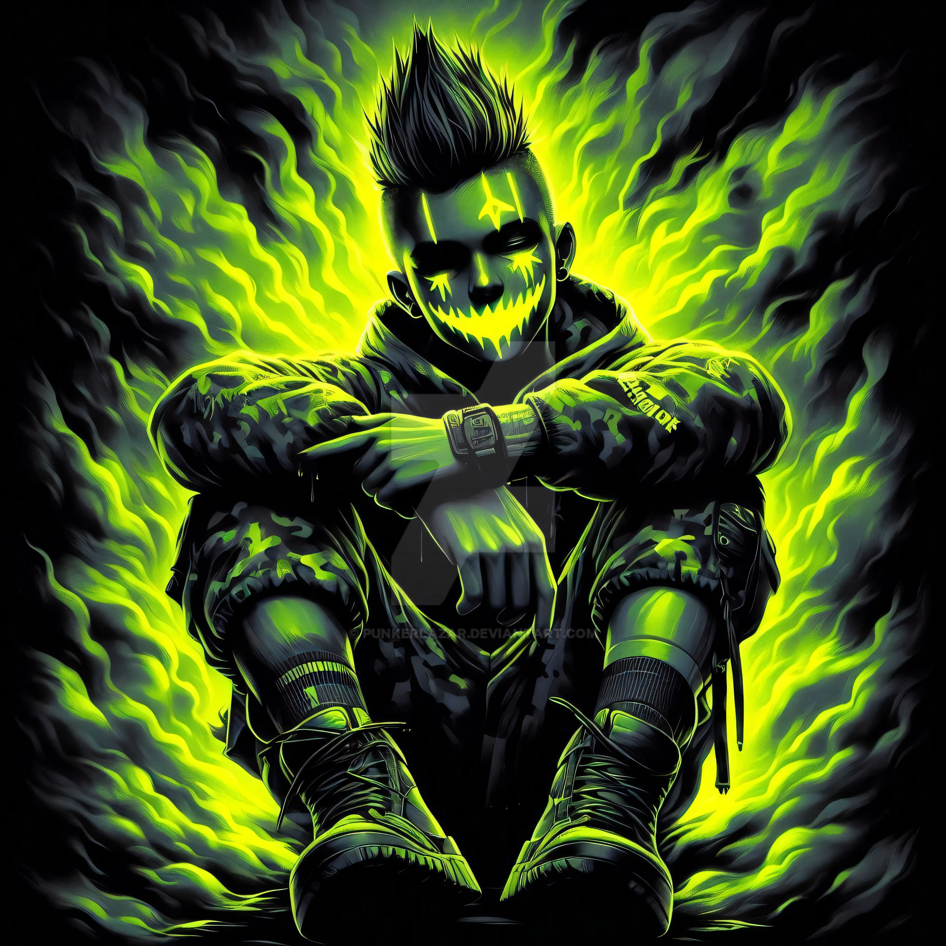 Radioactive Character Radioactive Boy character (4) by PunkerLazar on DeviantArt