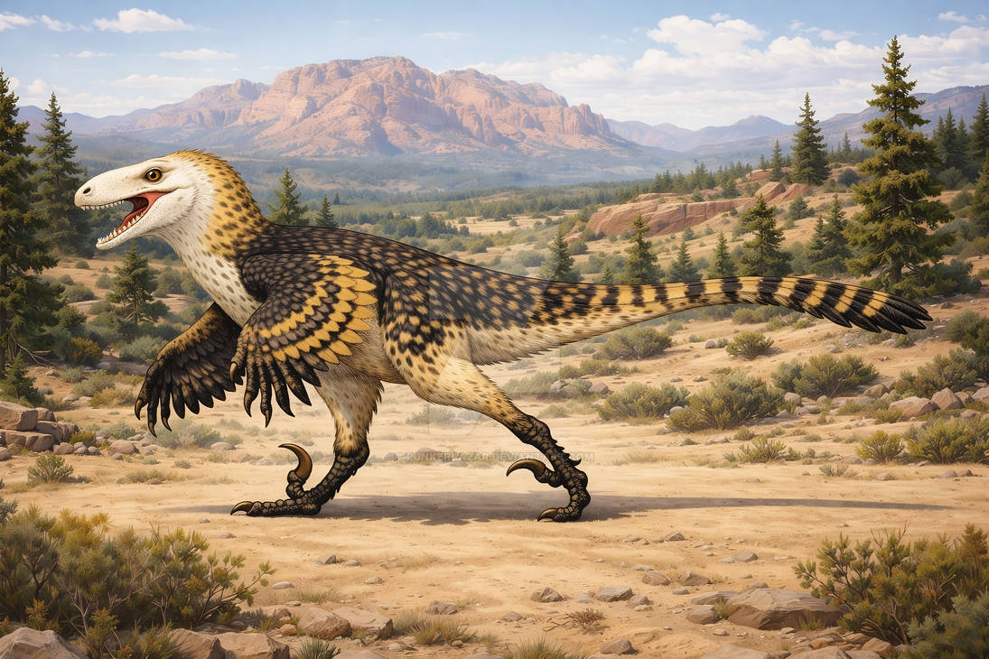 Utahraptor ostrommaysorum by Punker Lazar by PunkerLazar on DeviantArt
