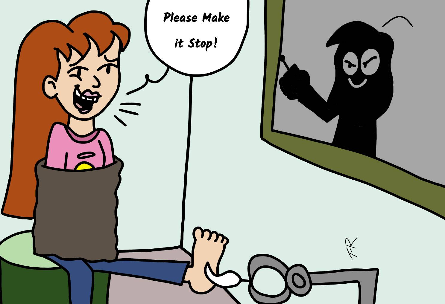 Daria Quinn's Feet Tickling by ArtFromTerryRhodes on DeviantArt