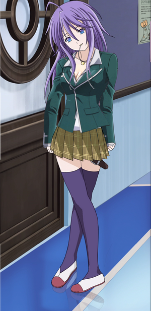 Mizore with School Uniform