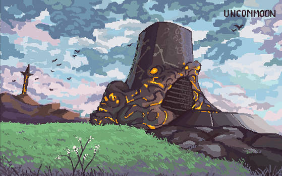 Zelda Shrine - Pixelart