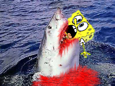 Jaws vs Spongebob Squarepants